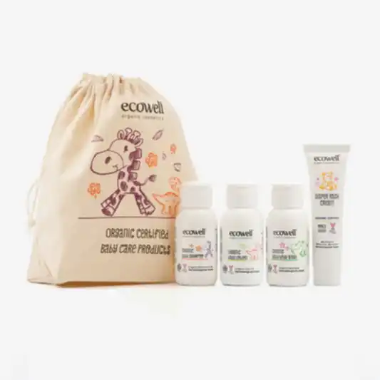 Sertifikalı Organik 4'lü Bebek Seyahat Seti