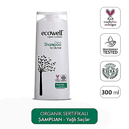 Sertifikalı Organik Şampuan - Yağlı Saç - 300 ml