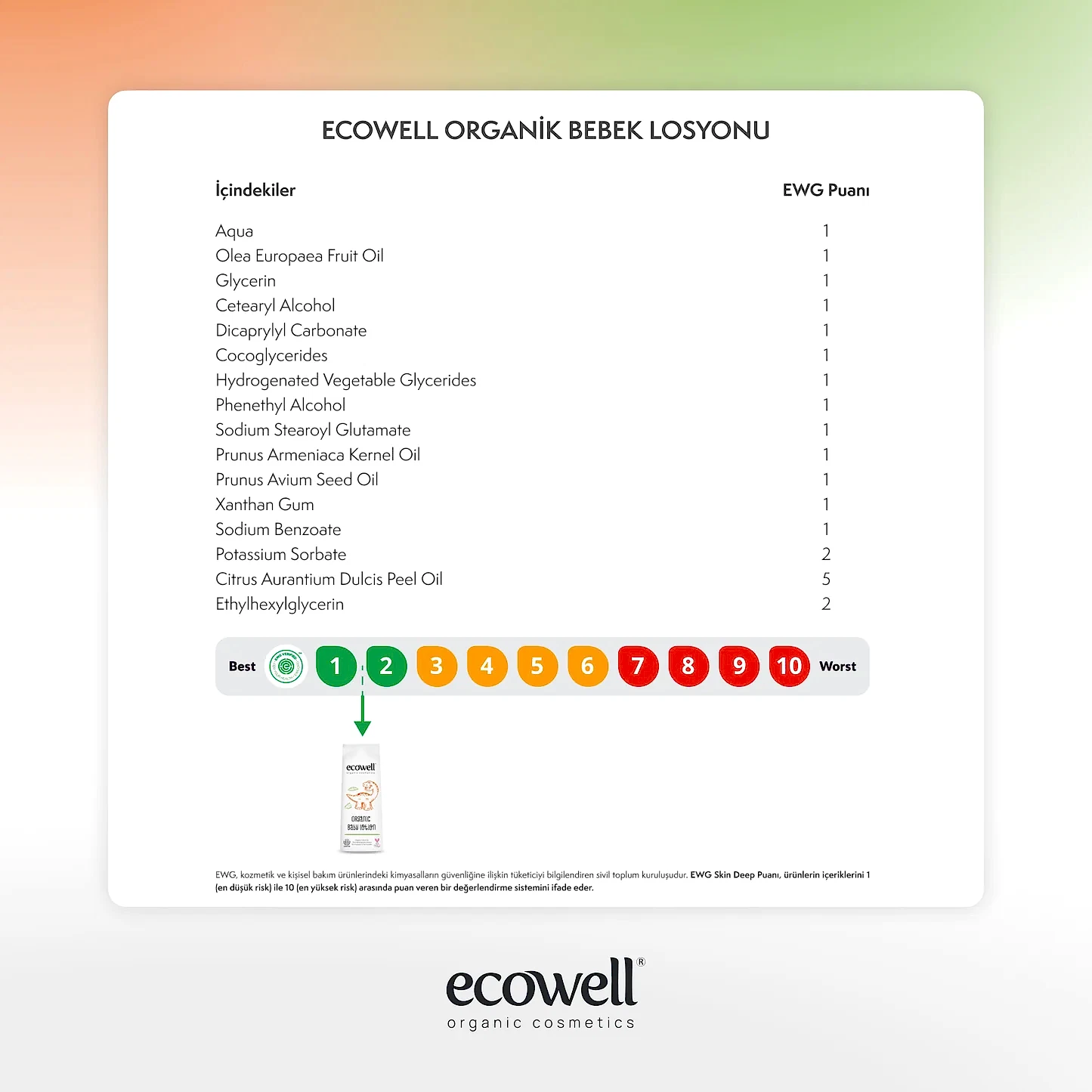 Sertifikalı Organik Bebek Losyonu - 300 ml