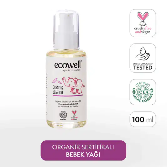 Sertifikalı Organik Bebek Yağı - 100 ml