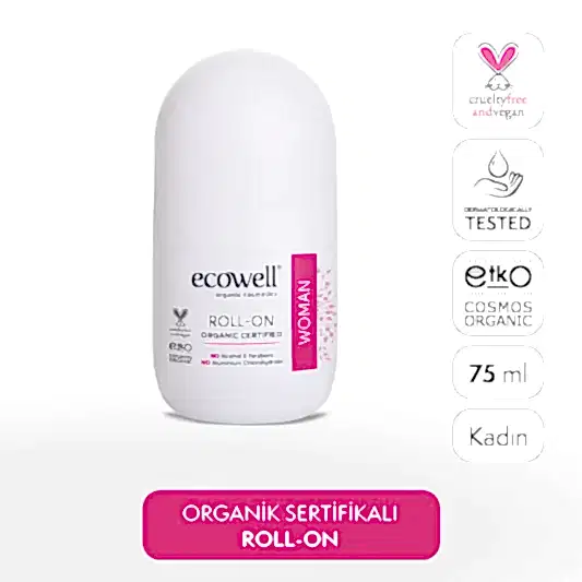 Sertifikalı Organik Kadın Roll-on - 75 ml