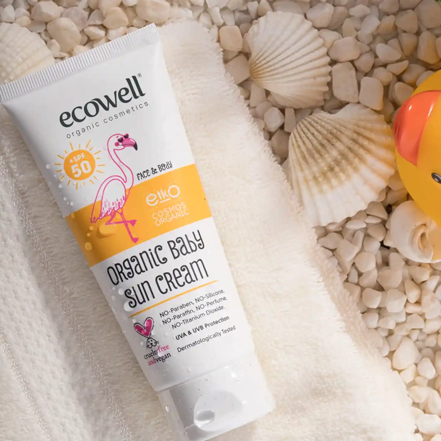 Sertifikalı Organik Bebek Güneş Kremi SPF 50 - 110 gr