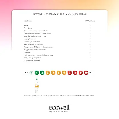 Sertifikalı Organik Bebek Güneş Kremi SPF 50 - 110 gr