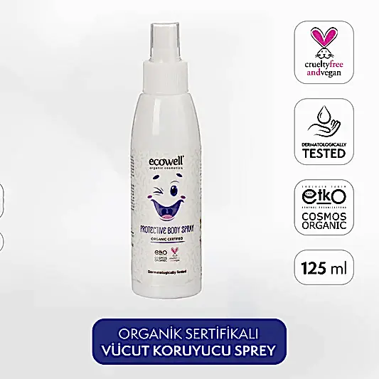 Sertifikalı Organik Vücut Koruyucu Sprey - 125 ml