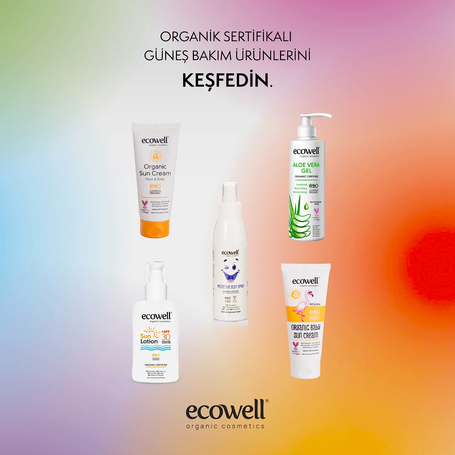 Sertifikalı Organik Bebek Güneş Kremi SPF 50 - 110 gr